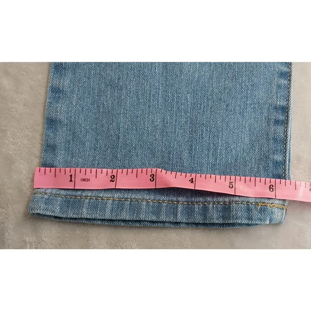 The Childrens Place Girls Mid Rise Jeans Lot of 2 Size 12 - Bootcut and Skinny